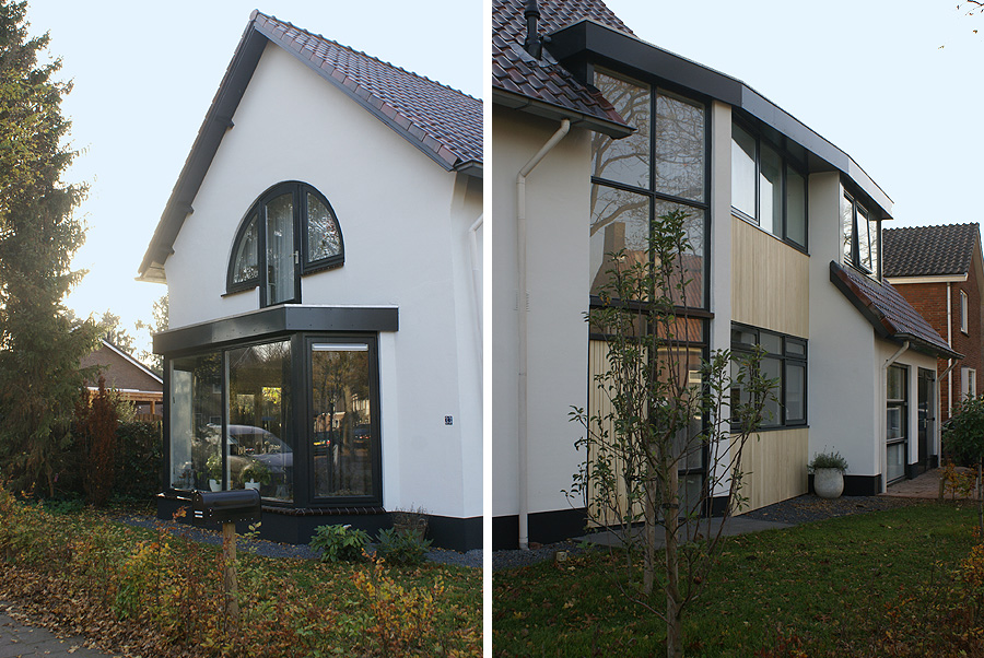 Markant huis geschilderd door Van Reemst in Bennekom.